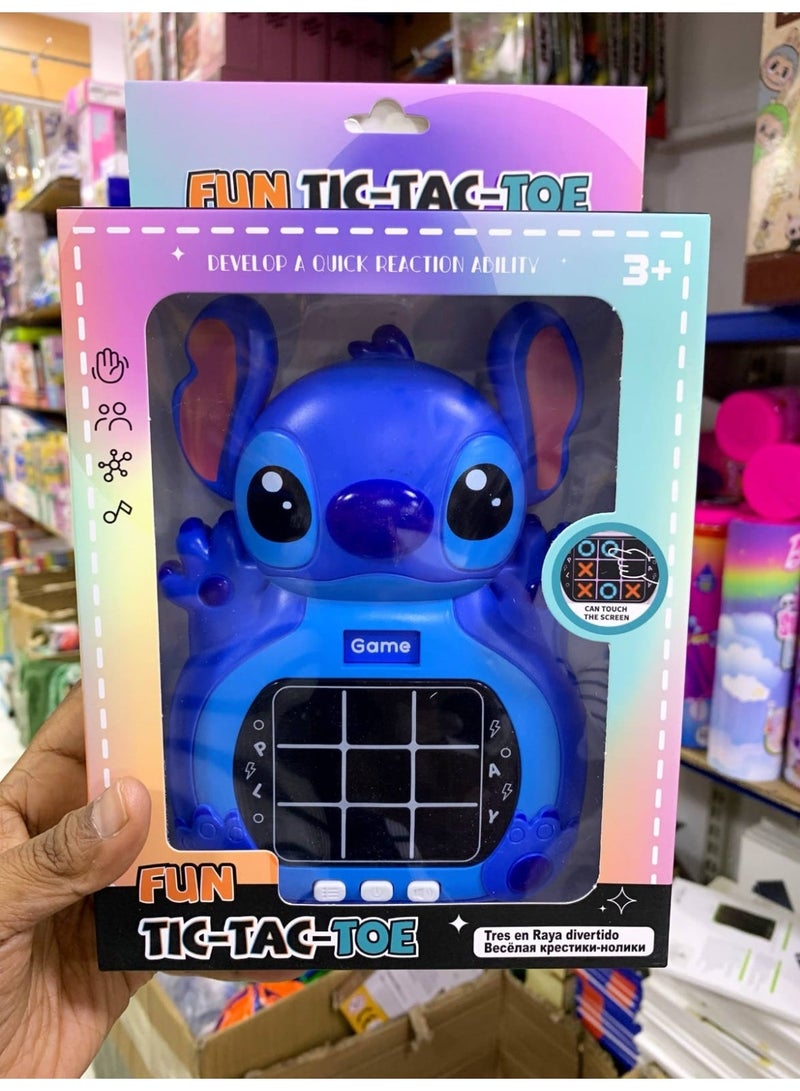 ستيتش لعبة إكس أو إلكترونية للأطفال بشخصية ستيتش – Fun Tic Tac Toe – لعبة ذكاء بشاشة لمس – مناسبة من 3 سنوات+ - Image 2